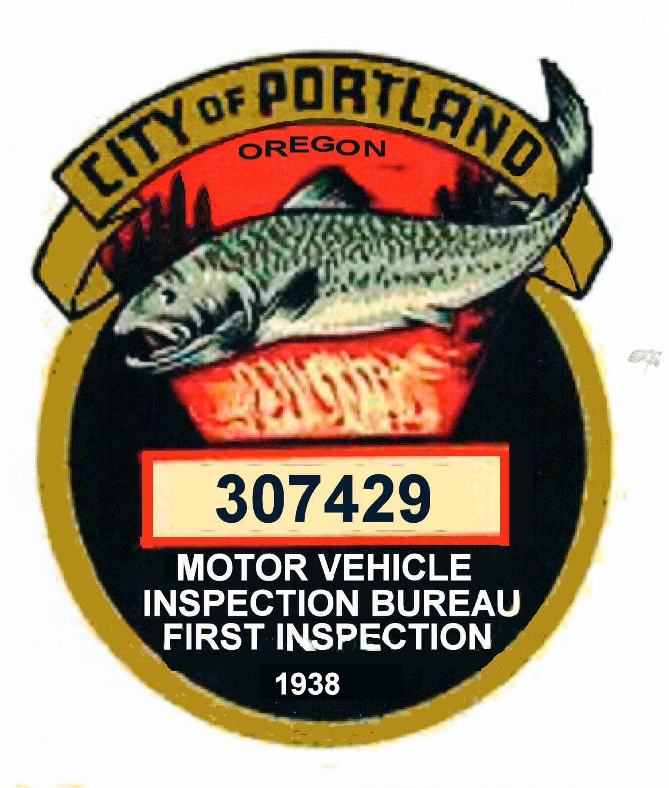 (image for) 1938 Oregon Inspection 1st PORTLAND